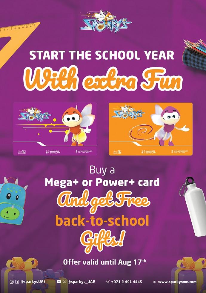 Sparky's Back to School Promotion